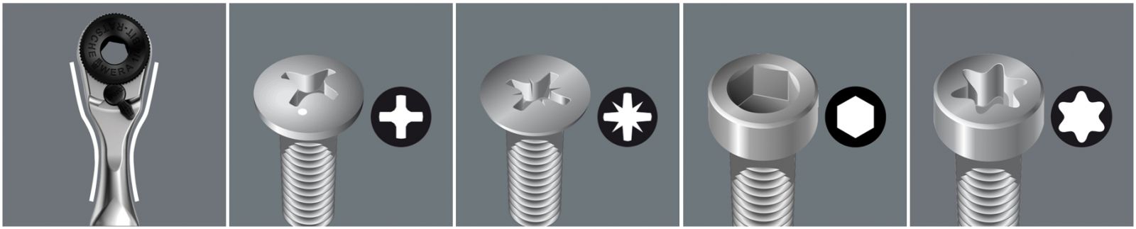 סט ביטים מקצועי למברגה וורה WERA 05073645001